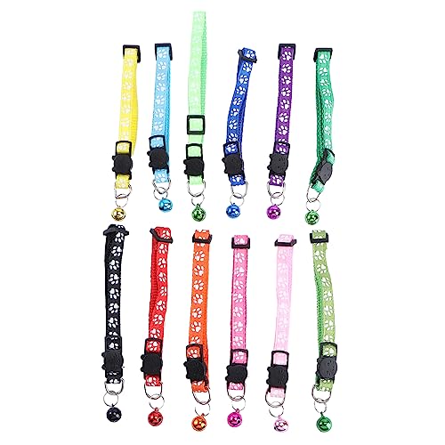 GANAZONO 12Stücke Kreative Haustier mit Einstellbarem Dekorativem Design und Glöckchen für Katzen und Verschiedene GANAZONO 12Stücke Kreative Haustier mit Einstellbarem Dekorativem Design und Glöckchen für Katzen und Verschiedene von GANAZONO