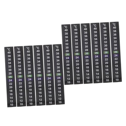 GANAZONO 12st Temperaturaufkleber Für Fischbecken Haustier Anlasser Aquarien-kit Automatisch Aquarium Digital Thermostatregler Thermometer Aquariumheizung Tank Futterspender Flüssigkristall GANAZONO 12st Temperaturaufkleber Für Fischbecken Haustier Anlasser Aquarien-kit Automatisch Aquarium Digital Thermostatregler Thermometer Aquariumheizung Tank Futterspender Flüssigkristall von GANAZONO
