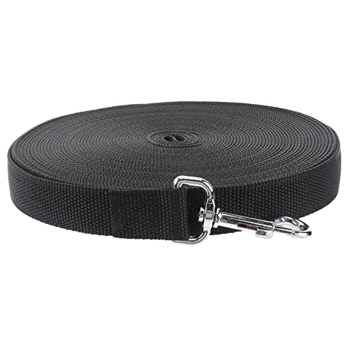 GANAZONO 15M Hundetraining Leine Verstellbare Langlebige Haustier Trainingsleine für Hunde für Hundetraining Schwarz GANAZONO 15M Hundetraining Leine Verstellbare Langlebige Haustier Trainingsleine für Hunde für Hundetraining Schwarz von GANAZONO