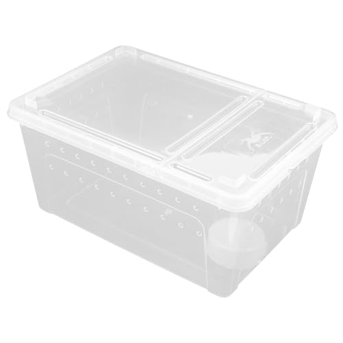 GANAZONO Reptilien Futterbox Transparente Zuchtbox für Spinnen Geckos Schlangen 2 Stück mit für Terrarien GANAZONO Reptilien Futterbox Transparente Zuchtbox für Spinnen Geckos Schlangen 2 Stück mit für Terrarien von GANAZONO