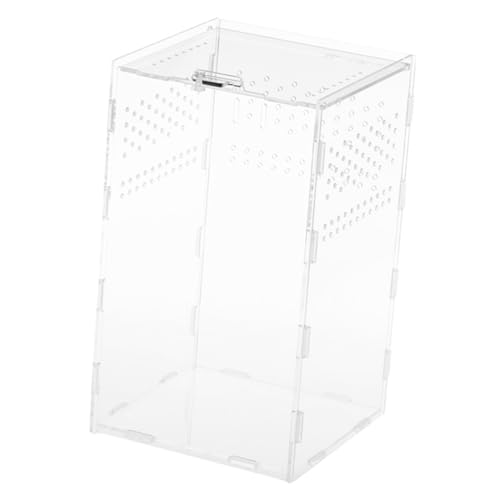 GANAZONO Transparentes Reptilien-Futter Aufbewahrungsbox- -hohe Langlebige Acrylmaterialien Belüftet Für Optimale Luftzirkulation GANAZONO Transparentes Reptilien-Futter Aufbewahrungsbox- -hohe Langlebige Acrylmaterialien Belüftet Für Optimale Luftzirkulation von GANAZONO