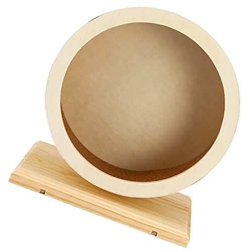 GANAZONO 1Stück Holz Hamster Laufrad Mute Hamster Sportläufer Aus Holz Kleine Holzfarbe Für Kleine Haustiere Wie Hamster Chinchillas Und Meerschweinchen GANAZONO 1Stück Holz Hamster Laufrad Mute Hamster Sportläufer Aus Holz Kleine Holzfarbe Für Kleine Haustiere Wie Hamster Chinchillas Und Meerschweinchen von GANAZONO
