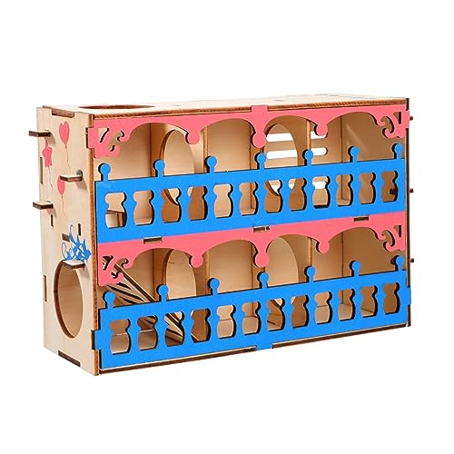 GANAZONO 1Stück Holzlabyrinth Tunnelspielzeug für Hamster Kleines Haustier Bewegung und Beschäftigung Sicheres und Langlebiges für Zwerghamster Meerschweinchen und Andere GANAZONO 1Stück Holzlabyrinth Tunnelspielzeug für Hamster Kleines Haustier Bewegung und Beschäftigung Sicheres und Langlebiges für Zwerghamster Meerschweinchen und Andere von GANAZONO