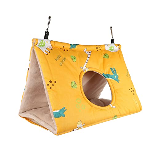 GANAZONO 1Stück Papagei Hängematte aus Baumwolle Warmes Vogel Nest für Käfige für Wellensittiche und Andere Vögel Dreieckiges Design Geeignet für Winter GANAZONO 1Stück Papagei Hängematte aus Baumwolle Warmes Vogel Nest für Käfige für Wellensittiche und Andere Vögel Dreieckiges Design Geeignet für Winter von GANAZONO
