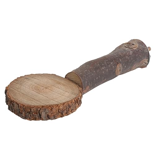 GANAZONO 1Stück Robuster Papagei Standpol Aus Holz Praktische Vogel Plattform Mit Gangplank Für Papageien Und Andere Vögel Für Vogelkäfig Zubehör Holzfarbe von GANAZONO