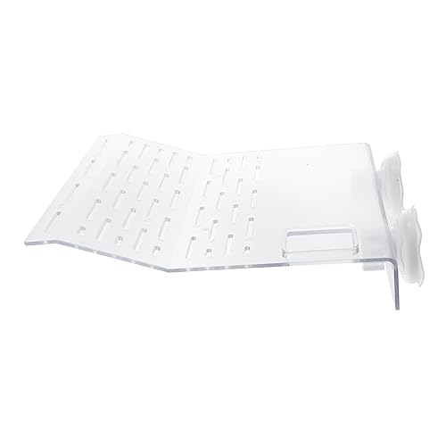 GANAZONO 1Stück Transparente Schildkröten Kletterplattform Einstellbare Basking für Aquarien und Schildkrötenbecken Langlebig Installieren von GANAZONO