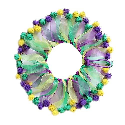 GANAZONO 1Stück Verstellbares Dekoratives Hundehalsband Für Karneval Farbiger Halsring Für Katzen Und Hunde Festliche Haustier Ornamente von GANAZONO