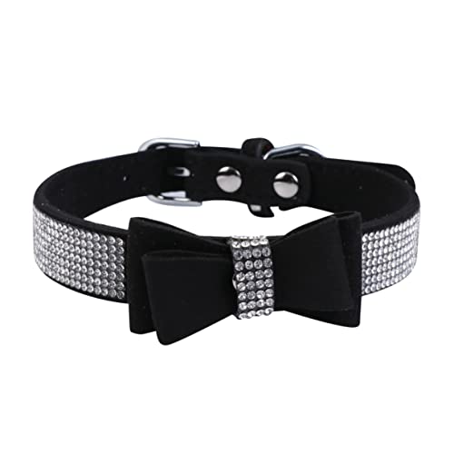 GANAZONO 1stk Hot Diamond Hundehalsband Air-Tag-Hund Hundekette Für Hunde Welpe Werfen Fliege Für Hunde Krawatten Katze Mit Glocke Kragen Kleines Hundehalsband Bögen Black GANAZONO 1stk Hot Diamond Hundehalsband Air-Tag-Hund Hundekette Für Hunde Welpe Werfen Fliege Für Hunde Krawatten Katze Mit Glocke Kragen Kleines Hundehalsband Bögen Black von GANAZONO