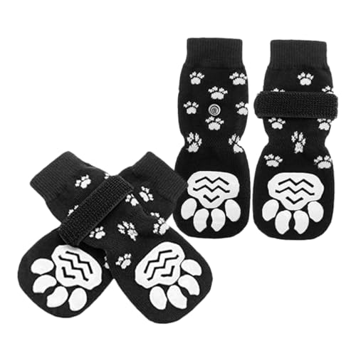 GANAZONO 2 Paare Anti-Rutsch-Hundesocken Slipper-Socken rutschfeste Hundesocken Schuhe für hundepfoten Dog Socks Atmungsaktive Socken für Haustiere kompakte Haustiersocken Reine Baumwolle GANAZONO 2 Paare Anti-Rutsch-Hundesocken Slipper-Socken rutschfeste Hundesocken Schuhe für hundepfoten Dog Socks Atmungsaktive Socken für Haustiere kompakte Haustiersocken Reine Baumwolle von GANAZONO