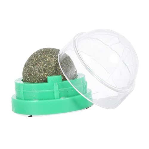 GANAZONO 2 STÜCK Natürlicher Katzenminze spielball Drehbarer aus Sicherem Material Unterstützt Verdauung Zahnreinigung und Appetitanregung Katzenspielzeug für Gesunde Katzenpflege von GANAZONO