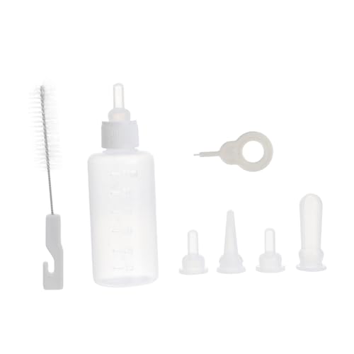 GANAZONO 2 Sätze Pet Nursing Bottle Flasche für Katzen und Hunde zur Fütterung von Welpen und Kätzchen Tragbar und Praktisch für Unterwegs von GANAZONO