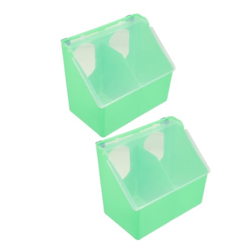 GANAZONO 2 Stck. Taubenfutterspender mit Doppelöffnungen und Deckel Multifunktionale Futter und Wasserschale für Vogelkäfige für Tauben Papageien und Wachteln GANAZONO 2 Stck. Taubenfutterspender mit Doppelöffnungen und Deckel Multifunktionale Futter und Wasserschale für Vogelkäfige für Tauben Papageien und Wachteln von GANAZONO