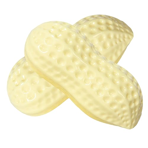 GANAZONO 2 Stück Erdnussspielzeug Hunde-Puzzle- Haustier Hundespielzeug interaktives knete lustiges Kauspielzeug quietschende spielzeuge für welpen Beige GANAZONO 2 Stück Erdnussspielzeug Hunde-Puzzle- Haustier Hundespielzeug interaktives knete lustiges Kauspielzeug quietschende spielzeuge für welpen Beige von GANAZONO