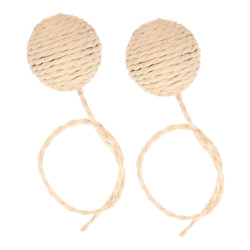 GANAZONO 2 Stück Ersatzball Für Katzenklettergerüst Kätzchen Katzenspielzeug Katzenkratzer Ersatz Für Kratzbaumpfosten Kratzball Für Katzen Kätzchen Kratzbaum Beige Papier GANAZONO 2 Stück Ersatzball Für Katzenklettergerüst Kätzchen Katzenspielzeug Katzenkratzer Ersatz Für Kratzbaumpfosten Kratzball Für Katzen Kätzchen Kratzbaum Beige Papier von GANAZONO