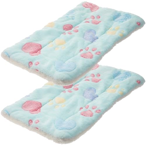 GANAZONO 2 Stück Kleintier Schlafmatte Pack Warmes Schlafkissen für Meerschweinchen Hamster und Eichhörnchen Plüschmaterial Leicht und Tragbar für Zuhause und Unterwegs GANAZONO 2 Stück Kleintier Schlafmatte Pack Warmes Schlafkissen für Meerschweinchen Hamster und Eichhörnchen Plüschmaterial Leicht und Tragbar für Zuhause und Unterwegs von GANAZONO