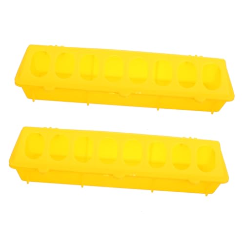 GANAZONO 2 Stück Kunststoff Tauben Futtertröge Langlebig rutschfest Auslaufsicher für Geflügelhaltung und Vogelzucht Geeignet Praktische Futterspender für Tauben und Vögel GANAZONO 2 Stück Kunststoff Tauben Futtertröge Langlebig rutschfest Auslaufsicher für Geflügelhaltung und Vogelzucht Geeignet Praktische Futterspender für Tauben und Vögel von GANAZONO