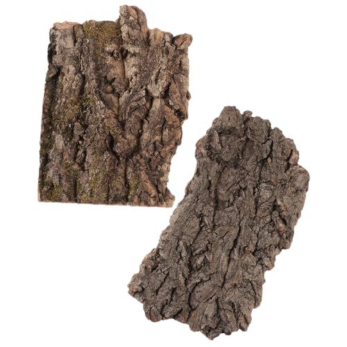 GANAZONO 2 Stück Reptilien Kletterplattform Baumrinde Versteck Terrarium Dekoration für Eidechsen Schildkröten Lebensechte Korkrinde Langlebig Pflegeleicht Geeignet für Reptilien Käfig GANAZONO 2 Stück Reptilien Kletterplattform Baumrinde Versteck Terrarium Dekoration für Eidechsen Schildkröten Lebensechte Korkrinde Langlebig Pflegeleicht Geeignet für Reptilien Käfig von GANAZONO