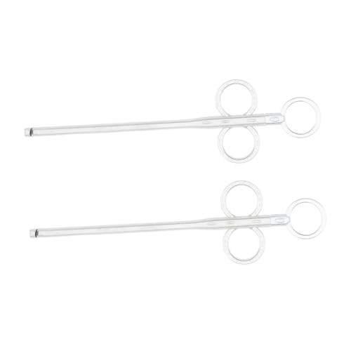 GANAZONO 2 Stück Teiliges Fütterungsset für Jungvögel Transparente Fütterungsspritzen mit Präziser Dosierung für Papageien und Wellensittiche Handliche Fütterungsschläuche für Junge Vögel von GANAZONO