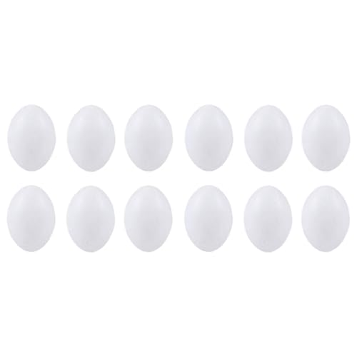 GANAZONO 20 STK gefälschte Eier Brieftaube Bogus kunststoffeier lustiges gefälschtes Ei Eiablage Spielzeug für Kleinkinder kleine Vogelspielzeuge Ei gefälscht der Vogel Ego von GANAZONO
