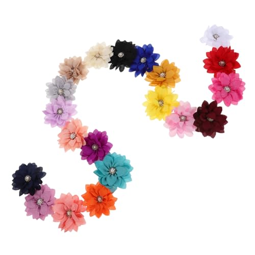 GANAZONO 20 Stück Blumen Für Hundehalsbänder: Mehrfarbige Stoff-haustierblumenanhänger Mit Strasssteinen – Bequemer Blumenanhänger Für Das Halsband Zur Welpenpflege, Haustiermode GANAZONO 20 Stück Blumen Für Hundehalsbänder: Mehrfarbige Stoff-haustierblumenanhänger Mit Strasssteinen – Bequemer Blumenanhänger Für Das Halsband Zur Welpenpflege, Haustiermode von GANAZONO