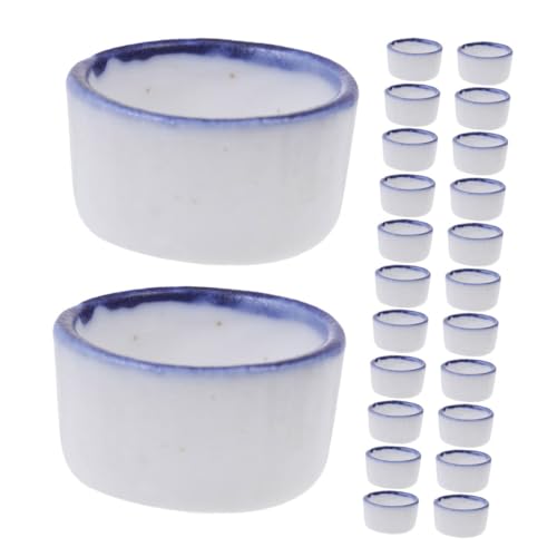 GANAZONO 24 Stück Kleine Keramik Wassernäpfe für Reptilien Kleiner Wasserschale für Spinnen Schlangen und Eidechsen Langlebig Pflegeleicht Platzsparend für Jungtiere GANAZONO 24 Stück Kleine Keramik Wassernäpfe für Reptilien Kleiner Wasserschale für Spinnen Schlangen und Eidechsen Langlebig Pflegeleicht Platzsparend für Jungtiere von GANAZONO
