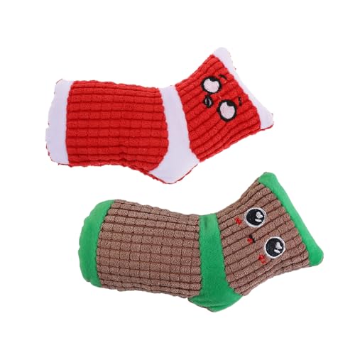 GANAZONO Molarenspielzeug für Haustiere 2er-Pack Quietschspielzeug für Hunde Plüschsocke Welpenspielzeug Zum Stressabbau und Zur Steigerung Der Hundeaktivität GANAZONO Molarenspielzeug für Haustiere 2er-Pack Quietschspielzeug für Hunde Plüschsocke Welpenspielzeug Zum Stressabbau und Zur Steigerung Der Hundeaktivität von GANAZONO