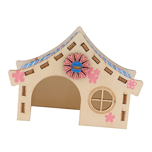 GANAZONO 2stücke Holzvilla Spielzeug Für Hamster Atmungsaktive Nester Für Kleintiere Zum Spielen Und Entspannen Für Aktive Haustiere Liebevolles GANAZONO 2stücke Holzvilla Spielzeug Für Hamster Atmungsaktive Nester Für Kleintiere Zum Spielen Und Entspannen Für Aktive Haustiere Liebevolles von GANAZONO