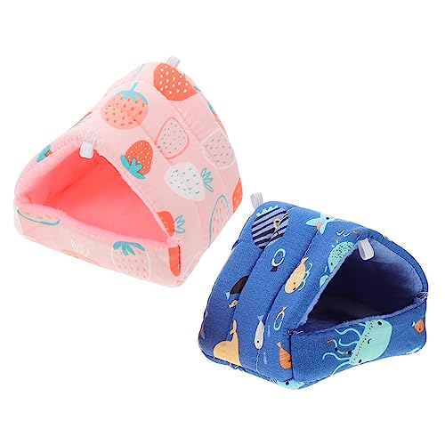 GANAZONO 2Stücke Hamster Schlafnest Mini Hamsterbett für Kleintiere Tragbares Hamsterhaus für Meerschweinchen Chinchillas und Andere Haustiere Ozeanwelt GANAZONO 2Stücke Hamster Schlafnest Mini Hamsterbett für Kleintiere Tragbares Hamsterhaus für Meerschweinchen Chinchillas und Andere Haustiere Ozeanwelt von GANAZONO