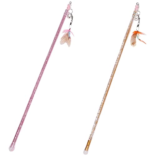 GANAZONO 2Stücke Interaktives Katzenspielzeug Katzenspielzeug mit Teaser Stab Lange Flexible Angel für Indoor Katzen Stimuliert und Sorgt für Spaß GANAZONO 2Stücke Interaktives Katzenspielzeug Katzenspielzeug mit Teaser Stab Lange Flexible Angel für Indoor Katzen Stimuliert und Sorgt für Spaß von GANAZONO