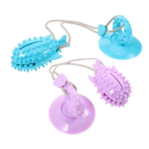 GANAZONO 2pcs Dog Slow Feeder Sucker Food Dispenser Pet Puppy Chewing Playthings GANAZONO 2pcs Dog Slow Feeder Sucker Food Dispenser Pet Puppy Chewing Playthings von GANAZONO