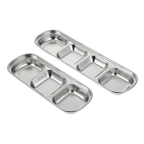 GANAZONO 2er-Pack Futternäpfe Für Haustiere Für Hunde Und Katzen Futterteller Aus Edelstahl Für Einfaches Füttern Von Haustieren von GANAZONO