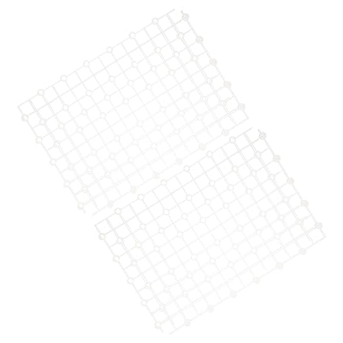 GANAZONO 2st Isolationsplatte Für Fischbecken Teich Pumpe Für Schlauchboote Diffusor Aquarienbodenisolierung Kiste Haustier Tropfen Spülbeckensieb Vakuum Luft Groß Plastik Transparent von GANAZONO