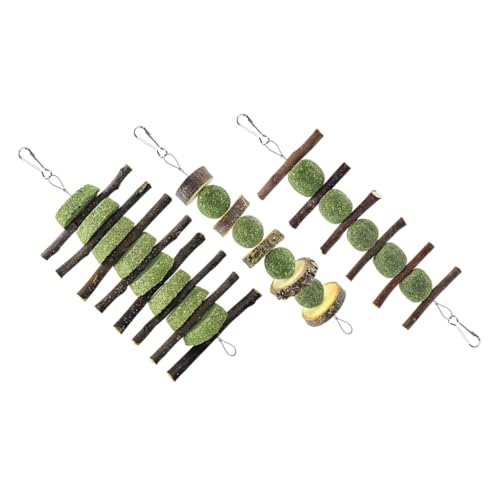 GANAZONO 3 Stück Teiliges Hamster Kauspielzeug aus Natürlichem Holz Langlebige Zahnreinigung und Beschäftigung für Kaninchen Meerschweinchen Eichhörnchen und Kleine Haustiere GANAZONO 3 Stück Teiliges Hamster Kauspielzeug aus Natürlichem Holz Langlebige Zahnreinigung und Beschäftigung für Kaninchen Meerschweinchen Eichhörnchen und Kleine Haustiere von GANAZONO