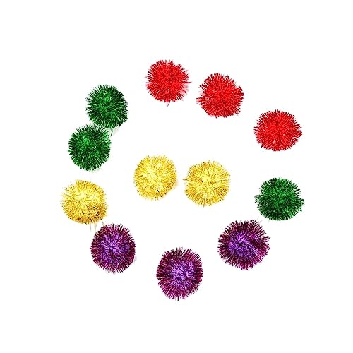 GANAZONO 30Stücke Mini Bälle für Katzen Glitzer Lametta Katzenspielzeug Mischfarben Fördert und Bewegung für Ihre GANAZONO 30Stücke Mini Bälle für Katzen Glitzer Lametta Katzenspielzeug Mischfarben Fördert und Bewegung für Ihre von GANAZONO