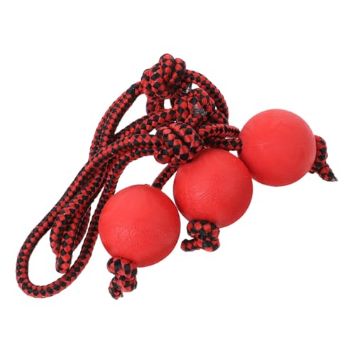 GANAZONO 3St Hund wirft Ball schnüffelmatte für Hunde Hundeball Hundeseil Dog chew Toy hundekauspielzeuge Ballspielzeug zum Apportieren von Hunden Apportierbälle für große Hunde Gummi rot GANAZONO 3St Hund wirft Ball schnüffelmatte für Hunde Hundeball Hundeseil Dog chew Toy hundekauspielzeuge Ballspielzeug zum Apportieren von Hunden Apportierbälle für große Hunde Gummi rot von GANAZONO