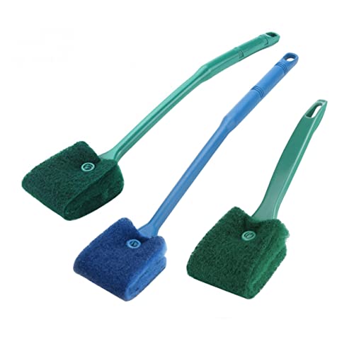 GANAZONO Aquarium-reinigungsbürsten-set 3er-pack Doppelseitige Borsten Für Glastanks Fischtank-reinigungsset von GANAZONO