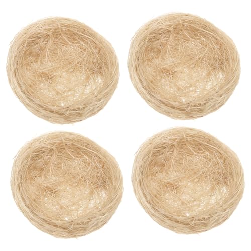 GANAZONO 4 Stück Dicker Jute Bett für Papageien Sittiche und Nymphensittiche Atmungsaktives und Langlebiges Nistmaterial für Natürliche Gartendekoration und Vielseitige Vogelunterbringung GANAZONO 4 Stück Dicker Jute Bett für Papageien Sittiche und Nymphensittiche Atmungsaktives und Langlebiges Nistmaterial für Natürliche Gartendekoration und Vielseitige Vogelunterbringung von GANAZONO