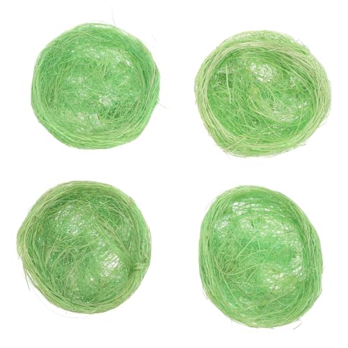 GANAZONO 4 Stück Handgefertigtes Vogel Nest aus Jute Dekoratives für Garten und Käfige für Wellensittiche und Kleintiere GANAZONO 4 Stück Handgefertigtes Vogel Nest aus Jute Dekoratives für Garten und Käfige für Wellensittiche und Kleintiere von GANAZONO