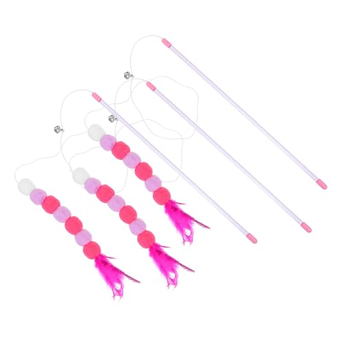 GANAZONO 4 Stück Katze lustiges Stick-Katzenspielzeug Lustiges interaktives Katzenspielzeug Produkte zum von Katzen Kratzer selbstspielende Neckereien neckende Behänge Plüsch GANAZONO 4 Stück Katze lustiges Stick-Katzenspielzeug Lustiges interaktives Katzenspielzeug Produkte zum von Katzen Kratzer selbstspielende Neckereien neckende Behänge Plüsch von GANAZONO