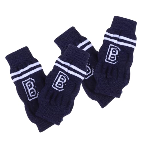 GANAZONO 4 Stück Teiliges Gestrickte Hundebeinwärmer Elastische Ellbogenschützer für Hunde mit Flexiblem Sitz und Praktischem Schutz Pflegeleicht und Schonend für Buchstaben GANAZONO 4 Stück Teiliges Gestrickte Hundebeinwärmer Elastische Ellbogenschützer für Hunde mit Flexiblem Sitz und Praktischem Schutz Pflegeleicht und Schonend für Buchstaben von GANAZONO