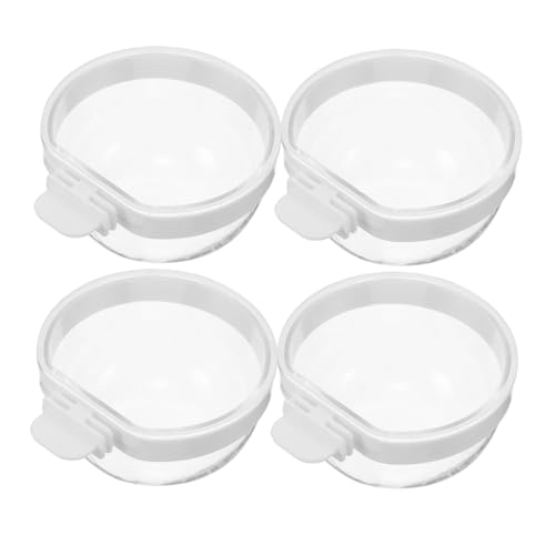 GANAZONO 4 Stück Teiliges Transparenter Papageien-tränken mit Auslaufsicherem Design Platzsparend Hängend Montierbar Geeignet für Kleine Vögel Wie Wellensittiche GANAZONO 4 Stück Teiliges Transparenter Papageien-tränken mit Auslaufsicherem Design Platzsparend Hängend Montierbar Geeignet für Kleine Vögel Wie Wellensittiche von GANAZONO