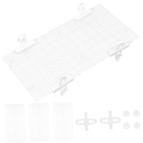 GANAZONO 4stücke Aquarium Trennwand Teilig Transparente Kunststoffgitter Für Fischbecken Anpassbare Isolierplatten Mit Saugnäpfen Zur Trennung Von Betta-fischen Und Zucht Hochwertiges GANAZONO 4stücke Aquarium Trennwand Teilig Transparente Kunststoffgitter Für Fischbecken Anpassbare Isolierplatten Mit Saugnäpfen Zur Trennung Von Betta-fischen Und Zucht Hochwertiges von GANAZONO