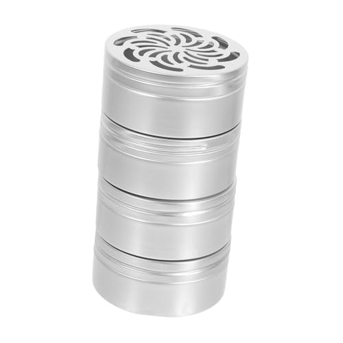 GANAZONO 4 Stücke Hundetrainingsdosen Für Hundegeruchsarbeiten Silber Aluminium GANAZONO 4 Stücke Hundetrainingsdosen Für Hundegeruchsarbeiten Silber Aluminium von GANAZONO