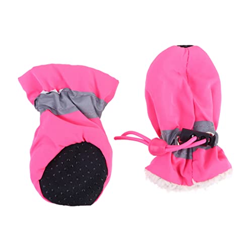 GANAZONO Hundestiefeletten 4er-Pack Regenfeste Schuhe Weiche Sohle Für Mehr Komfort Für Welpen Und Hunde GANAZONO Hundestiefeletten 4er-Pack Regenfeste Schuhe Weiche Sohle Für Mehr Komfort Für Welpen Und Hunde von GANAZONO