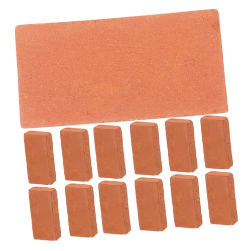 GANAZONO 40 Stück Teiliges Miniatur Ziegelstein Terrarium Bausteine für DIY Mikro Szenerie Rote Modell Ziegelsteine für Puppenhaus Garten Dekoration und Wasseraquarium Treppen GANAZONO 40 Stück Teiliges Miniatur Ziegelstein Terrarium Bausteine für DIY Mikro Szenerie Rote Modell Ziegelsteine für Puppenhaus Garten Dekoration und Wasseraquarium Treppen von GANAZONO