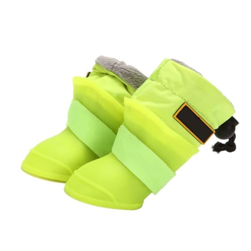 GANAZONO 4Stücke wasserdichte Haustierstiefel rutschfeste Regenschuhe für Ausziehen für Regnerische für Kleine bis Große GANAZONO 4Stücke wasserdichte Haustierstiefel rutschfeste Regenschuhe für Ausziehen für Regnerische für Kleine bis Große von GANAZONO