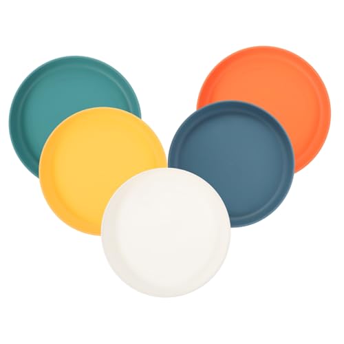 GANAZONO 5-teiliges Katzennapf-Set Unzerbrechliche Flache Schalen Für Die Fütterung Von Haustieren Modernes Farbenfrohes Design Klein Tragbar Für Trockenes Und Nasses Futter GANAZONO 5-teiliges Katzennapf-Set Unzerbrechliche Flache Schalen Für Die Fütterung Von Haustieren Modernes Farbenfrohes Design Klein Tragbar Für Trockenes Und Nasses Futter von GANAZONO