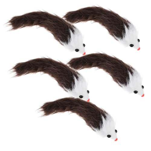 GANAZONO 5stücke Mausspielzeug Für Katzen Interaktives Spielzeug Mit Geräuschen Für Katzen Und Kätzchen Weiche Und Unterhaltsame Spielmäuse Für Stundenlangen Spielspaß GANAZONO 5stücke Mausspielzeug Für Katzen Interaktives Spielzeug Mit Geräuschen Für Katzen Und Kätzchen Weiche Und Unterhaltsame Spielmäuse Für Stundenlangen Spielspaß von GANAZONO