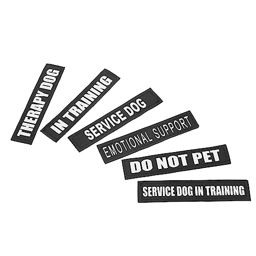 GANAZONO 6paare Reflektierende Aufkleber Für Hundegeschirr Dekorative Brustgeschirr-Patches Vielseitig Und Stylisch Für Und Besondere Anlässe GANAZONO 6paare Reflektierende Aufkleber Für Hundegeschirr Dekorative Brustgeschirr-Patches Vielseitig Und Stylisch Für Und Besondere Anlässe von GANAZONO
