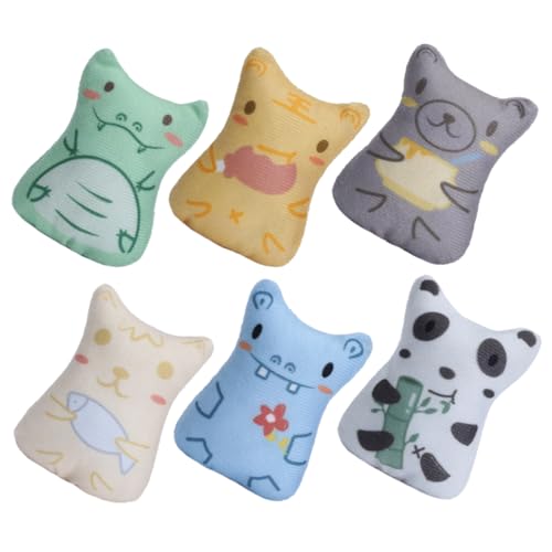 GANAZONO 6Stücke Interaktive Katzenspielzeuge Mit Katzenminze Plüschspielzeug Verschiedenen Designs Für Aktives Und Kauvergnügen Für Katzen GANAZONO 6Stücke Interaktive Katzenspielzeuge Mit Katzenminze Plüschspielzeug Verschiedenen Designs Für Aktives Und Kauvergnügen Für Katzen von GANAZONO